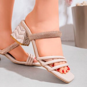 سليبر كعب فصوص ألماظ