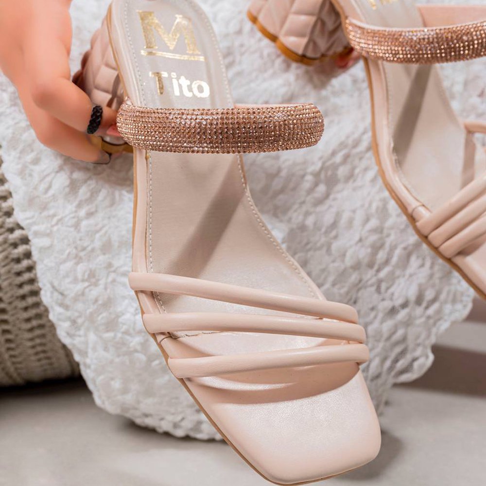 سليبر كعب فصوص ألماظ 5 سليبر كعب فصوص ألماظ - الصورة 5