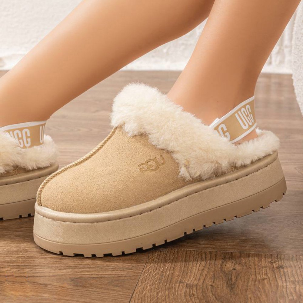 صابوه UGG مبطن بالفرو بأستك من الخلف 2 صابوه UGG مبطن بفرو