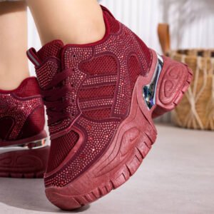 كوتشي استراس مستورد بكعب 4 سم